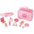 Hape Beauty Belongings wooden toy makeup set with pink carrying case