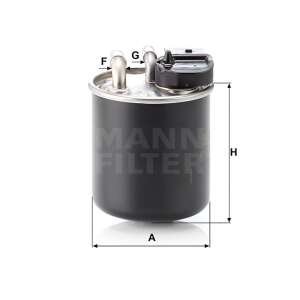 Mann-Filter WK820/16 Üzemanyagszűrő 70707729 