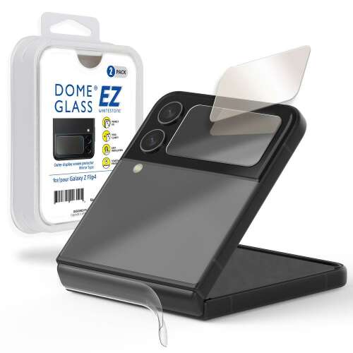 TEMPERED GLASS WHITESTONE EZ GLASS 2-PACK GALAXY WITH FLIP 4 fólia