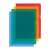Esselte Genotherm 'L' A4 document folder, assorted colors, 105 micron