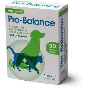 Protexin Pro-Balance probiotikus és prebiotikus rágótabletta kutyáknak és macskáknak 30 db 32002945 Táplálékkiegészítők, kisállat tápszerek