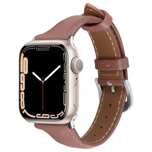 Spigen Cyrill Kajuk Apple Watch bőrszíj 4/5/6/7/8 / SE 40/41 mm rózsaszínű 70748336