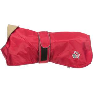 Trixie Orléans tépőzáras rögzítésű, könnyen felhelyezhető vízálló, piros kutyadzseki (S | Haskörméret: 42-55 cm | Háthossz: 40 cm) 32003205 Kisállat ruházat (ruha, cipő)