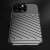 Black iPhone 13 Pro Max shockproof case with a textured design