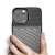 Black iPhone 13 Pro Max shockproof case with a textured design
