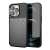 Black TPU case for iPhone 13 Pro, shockproof and flexible