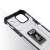 Crystal Ring Case for iPhone 13 mini, black, showing the air cushion technology