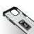 Crystal Ring Case for iPhone 13 mini, black, showing the air cushion technology
