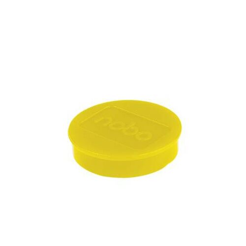 NOBO Mágneskorong, erős, 38 mm, 10 db, NOBO, sárga