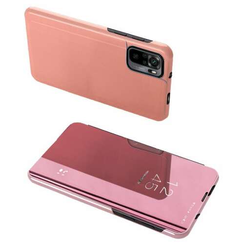 Clear View tok Flip tok POCO M4 Pro 5G pink phone case