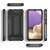 Samsung Galaxy A73 Hibrid páncél tok, fekete, védőburkolat, ütésálló, tartós, minden szög