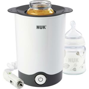 Nuk Thermo Express Plus Flaschenwärmer mit Babyflasche und Autoadapter - Füttern