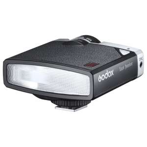 Godox Lux Junior Retro vaku, külső vaku, kompakt, fekete és ezüst, villanófejjel - Fényképezőgép vaku
