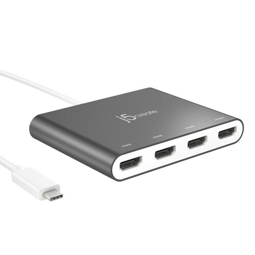 j5create USB-C 4-Portos HDMI Splitter - 4 Monitor 130980606