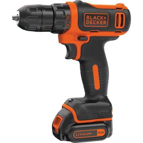 Black+Decker BDCDD12K 10.8V Șurubelniță cu acumulator fără fir