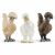 Schleich Crested Chicken Figures - Set of 3