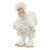 Schleich Silkie Chicken Figure, white, realistic farm animal figurine for kids
