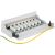 Goobay Ethernet-Patchpanel STP Kat.5e mit 8 Anschlüssen (68882) 105757130