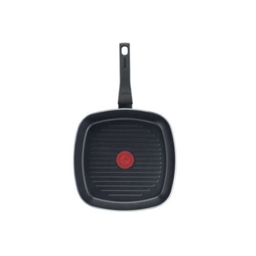 Tefal Easy Plus 26 cm grill tava, crna, nelijepi se, titanijev premaz, indikator topline, perilica posuđa