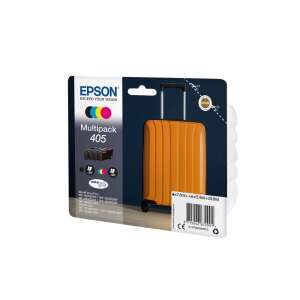Epson 405 Multipack Tintapatronok, Eredeti, DURABrite Ultra, Fekete, Cián, Magenta, Sárga, WorkForce Pro WF-4830DTWF, WF-4825DWF, WF-4820DWF, WF-3825DWF, WF-3820DWF, WorkForce WF-7830DTWF, WF-7835DTWF, WF-7840DTWF nyomtatókhoz - Epson