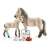 Schleich Horse Club Hannah's first aid kit with Icelandic mare and foal figures