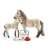 Schleich Horse Club Hannah's first aid kit with Icelandic mare and foal figures