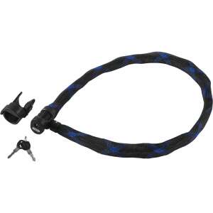 ABUS Ivera Steel-O-Flex 7200/110 + RBU kerékpár acélsodrony zár, fekete kék színben, 110 cm hosszú, két kulccsal - Kerékpár zár