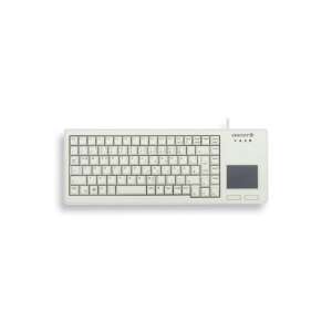 CHERRY XS Touchpad Keyboard with integrated touchpad, QWERTZ layout, German, grey - Keyboard