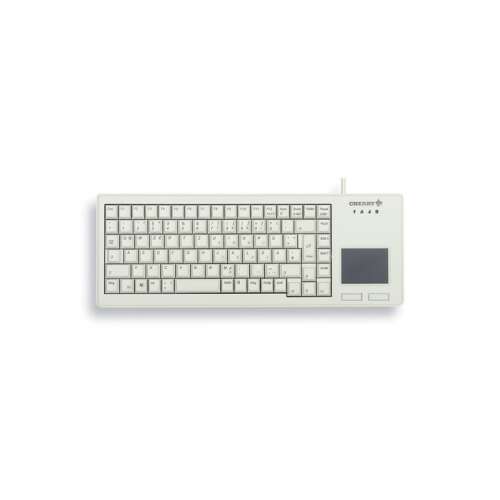 CHERRY XS Touchpad Keyboard with integrated touchpad, QWERTZ layout, German, grey