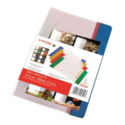 PANTA PLAST Copertă pentru broșură și carte + etichetă pentru broșură, A5, PVC, PANTA PLAST