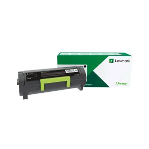 Lexmark 56F2U00 black toner cartridge with retail box - Office Supply
