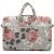 Canvaslife Floral Laptop Bag 15-16 inch, grey floral pattern