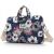 Canvaslife Floral Laptop Bag 15-16 inch with shoulder strap, blue floral pattern