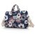Canvaslife Floral Laptop Bag 15-16 inch with shoulder strap, blue floral pattern