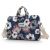Canvaslife Floral Laptop Bag 15-16 inch with shoulder strap, blue floral pattern