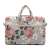 Canvaslife 15-16 inch laptop bag with floral pattern, front view