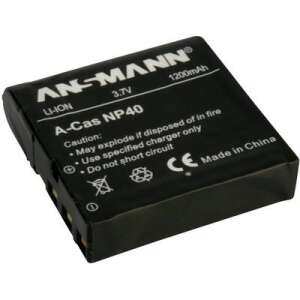 Ansmann A-Cas NP40 1200mAh Li-Ion akkumulátor Casio fényképezőgépekhez - Casio