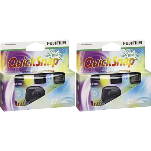 2er Pack Fujifilm Quicksnap Flash 27 Einwegkameras