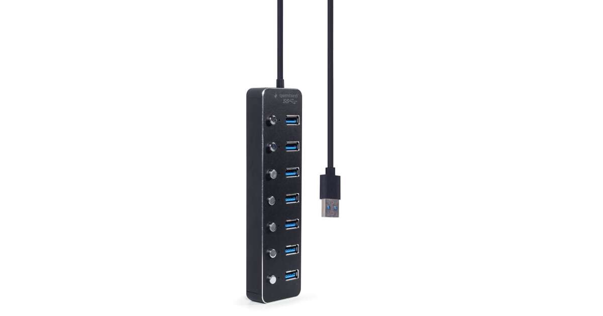 Gembird UHB-U3P7P-01 USB Type-A 3.1 HUB (7 port) 77094961