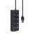 Gembird UHB-U3P4P-01 4-portowy koncentrator USB 3.1 z indywidualnymi przełącznikami