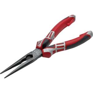 NWS 140-69-170 Long Nose Pliers with Red and Grey SoftGripp Handles - Tool