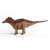 Schleich Amargasaurus dinosaur figure, realistic model, brown and red, standing on four legs