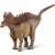 Schleich Amargasaurus dinosaur figure, realistic model, brown and red, standing on four legs