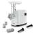 Tefal NE114130 electric meat grinder, 7 in 1, white, with sausage stuffer, grater, and slicer attachments
