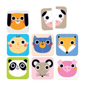 CzuCzu Arcok - puzzle maxi de 8x2 piese pentru bebeluși, 15+ luni, toate piesele - Puzzle 3D & Puzzle cu burete