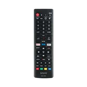 Savio RC-05 LG Universal Remote Controller, black, front view - LG Remote Control
