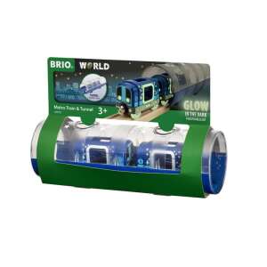 Brio: Világító vonat és alagút - Kék 70839670 Vonat, vasúti elem, autópálya