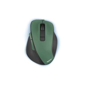 Hama MW-500 V2 Wireless Mouse - Green, ergonomic design, 2.4GHz wireless, rechargeable battery - Mouse
