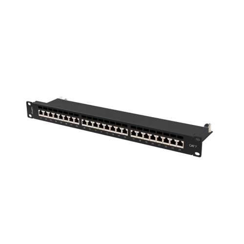 Lanberg PPS7-1024-B 19-inčni 24-portski CAT7 patch panel s zaštitom