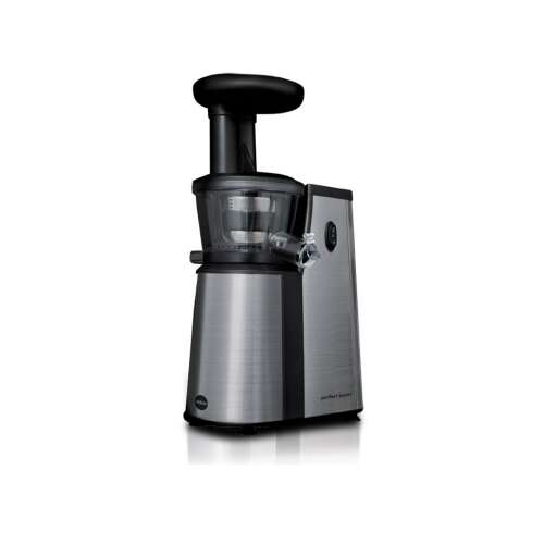 ELDOM PJ400 Perfect Juicer, fekete és ezüst lassú gyümölcscentrifuga